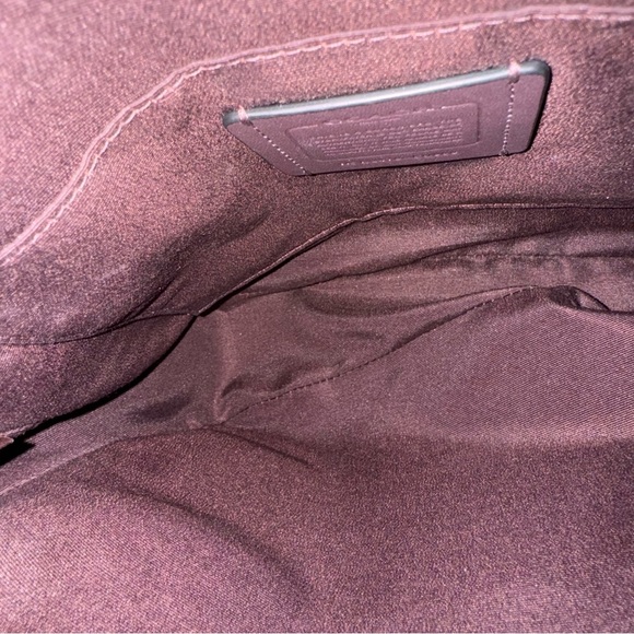 Coach Ellie File Bag Pebbled Leather/Gold/Black - Picture 12 of 14